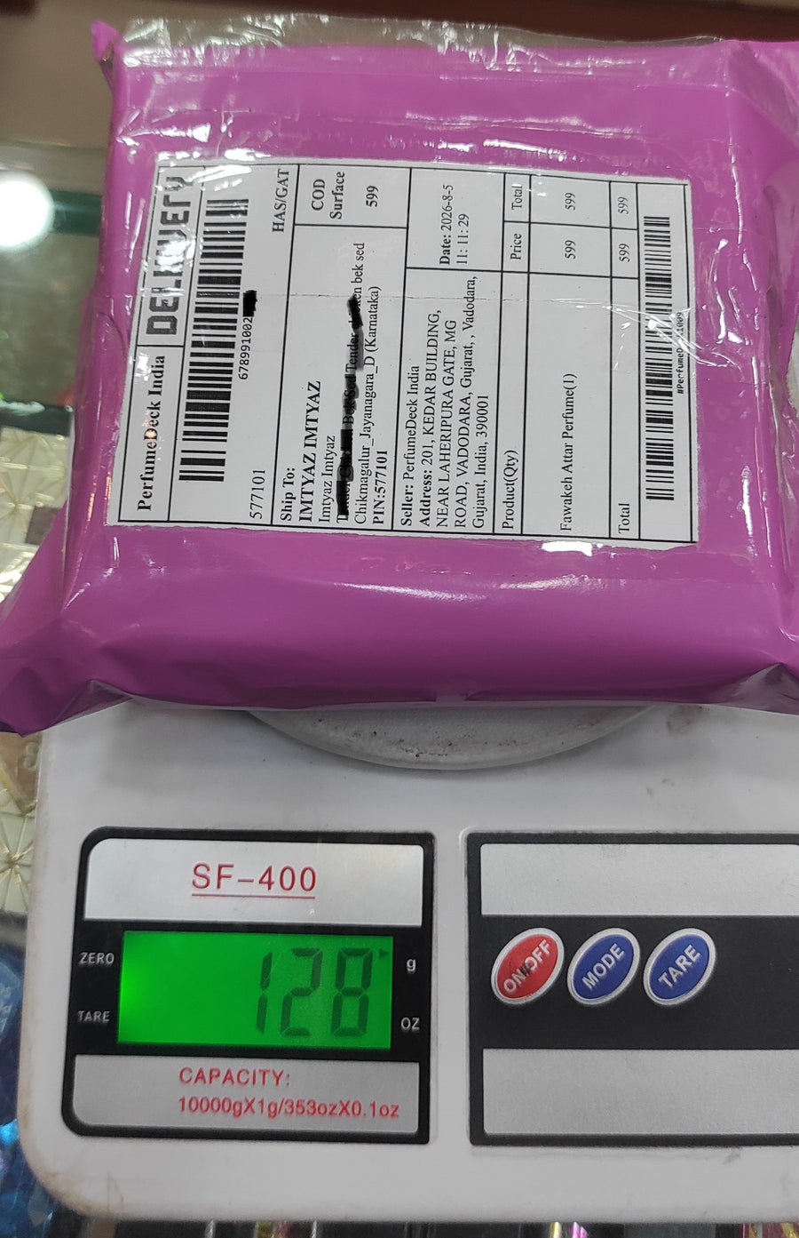 PerfumeDeck dispatched order