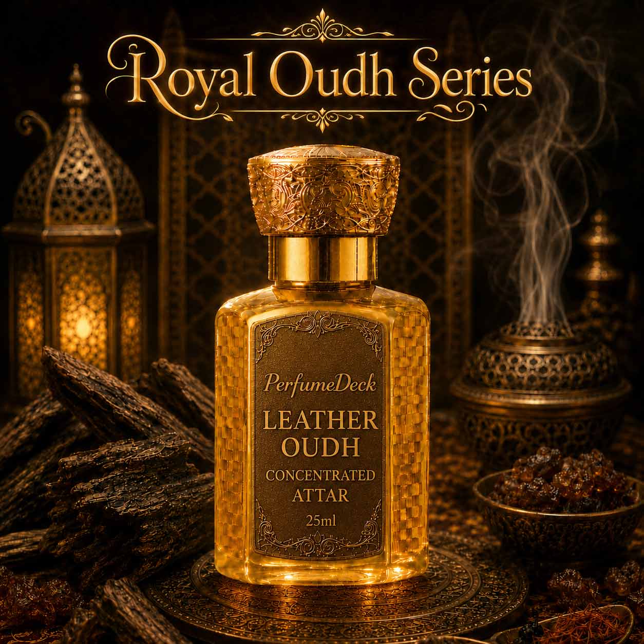 Leather Oudh Attar Perfume